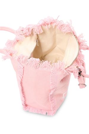 Borsa Colette beige in canvas rosa SAINT BARTH KIDS | COL000100135L